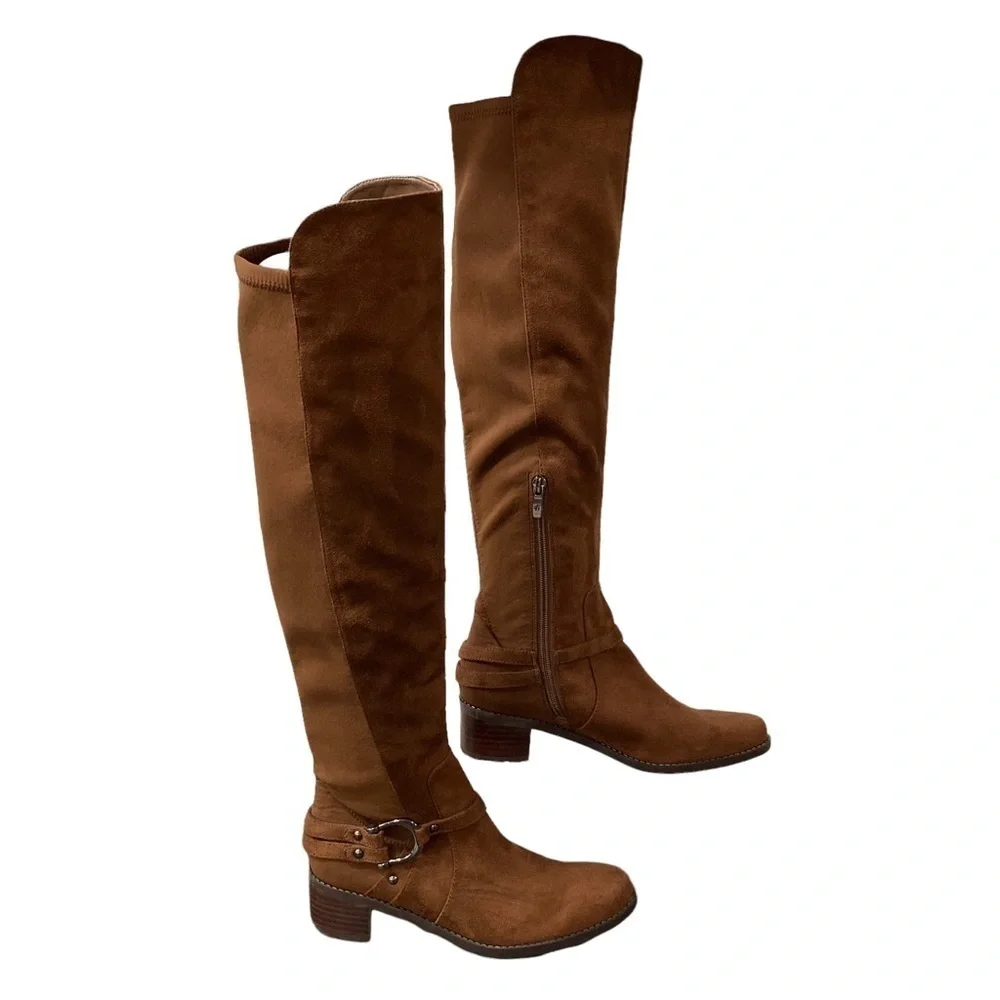 Marc Fisher sz 5.5 brown OTK riding boots